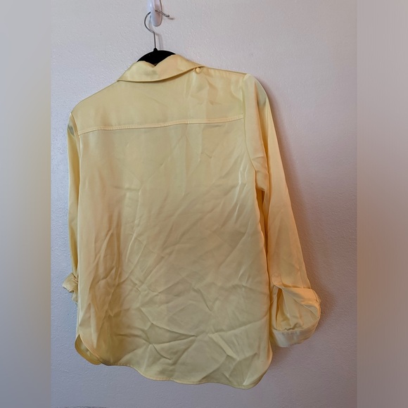 yellow button down - Picture 2 of 3